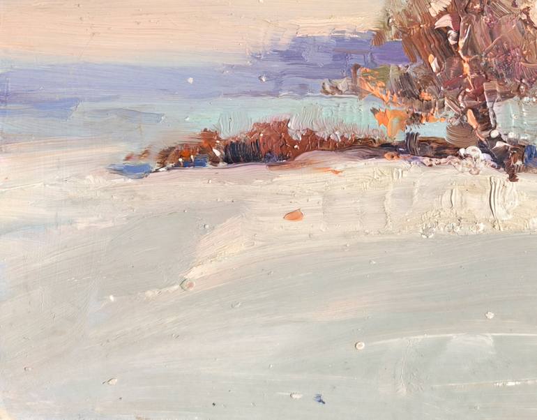 Original Abstract Expressionism Landscape Painting by Shandor Alexander