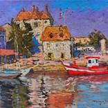 Honfleur Waterfront by Shandor Alexander