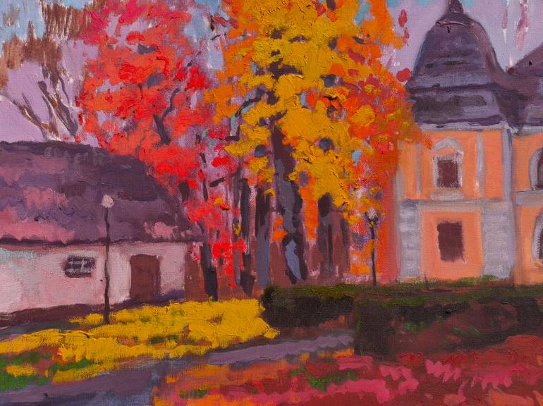 Original Abstract Expressionism Landscape Painting by Shandor Alexander