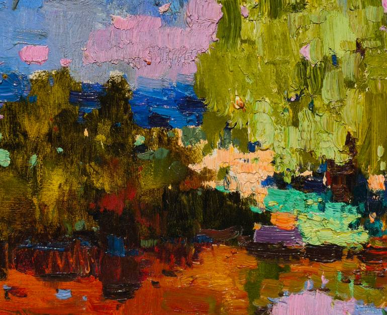 Original Abstract Expressionism Nature Painting by Shandor Alexander