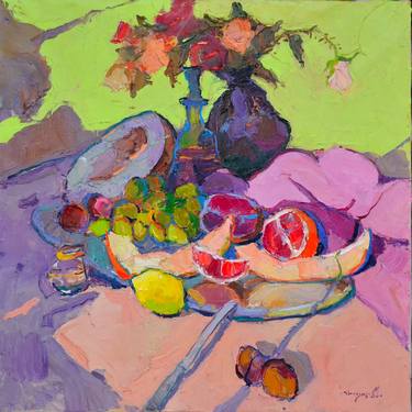 Print of Impressionism Still Life Paintings by Shandor Alexander