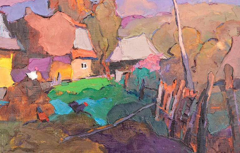 Original Impressionism Landscape Painting by Shandor Alexander