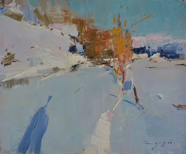 Original Abstract Landscape Paintings by Shandor Alexander