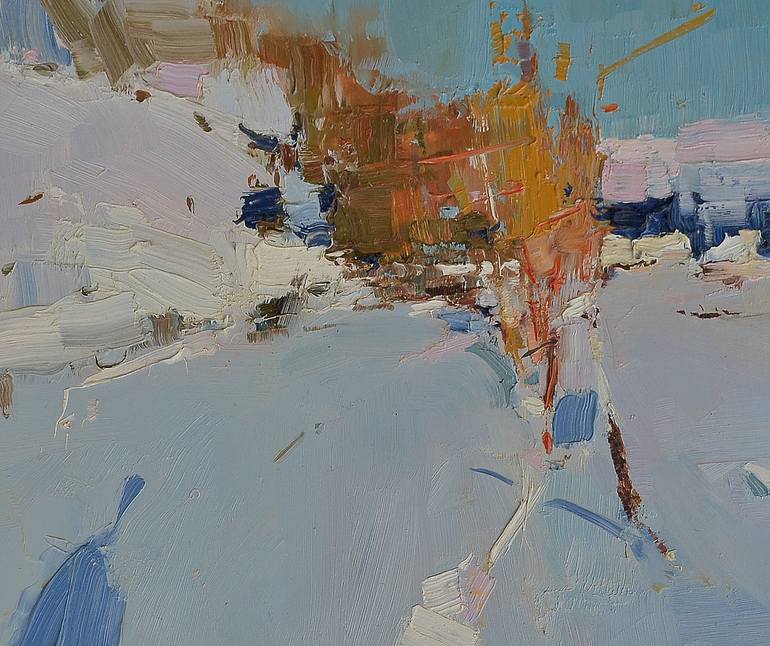 Original Abstract Landscape Painting by Shandor Alexander