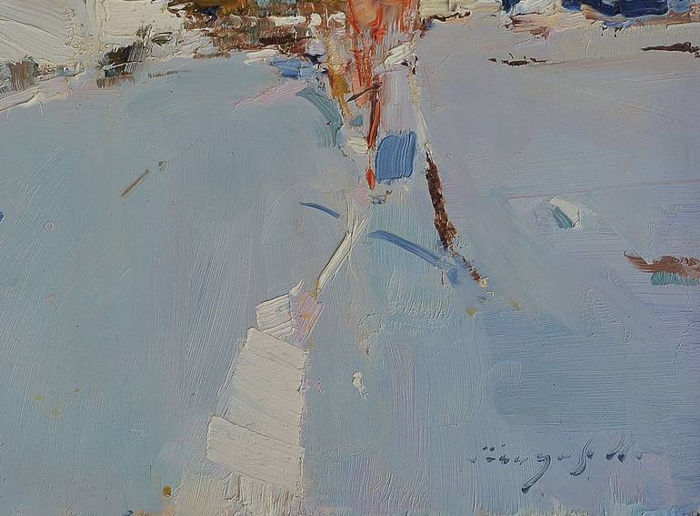 Original Abstract Landscape Painting by Shandor Alexander