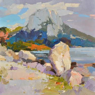 Original Expressionism Seascape Paintings by Shandor Alexander