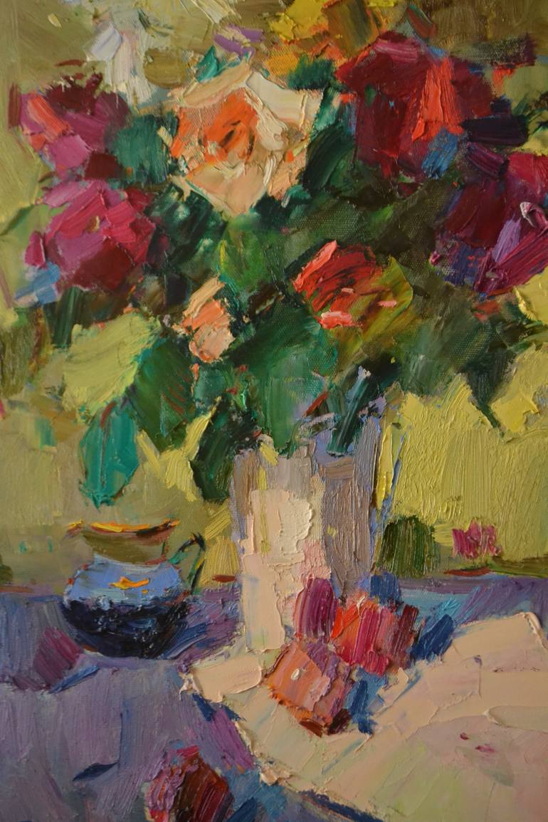 Original Art Deco Still Life Painting by Shandor Alexander