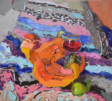 Original Art Deco Still Life Paintings by Shandor Alexander