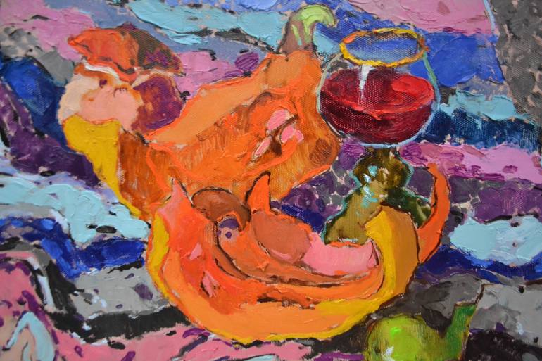 Original Art Deco Still Life Painting by Shandor Alexander