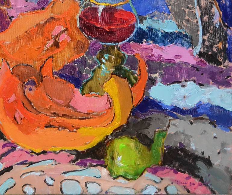 Original Art Deco Still Life Painting by Shandor Alexander