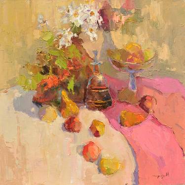 Original Art Deco Still Life Paintings by Shandor Alexander