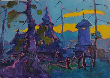 Evening Guklivy _ oil on canvas thumb