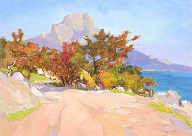 Original Art Deco Seascape Paintings by Shandor Alexander