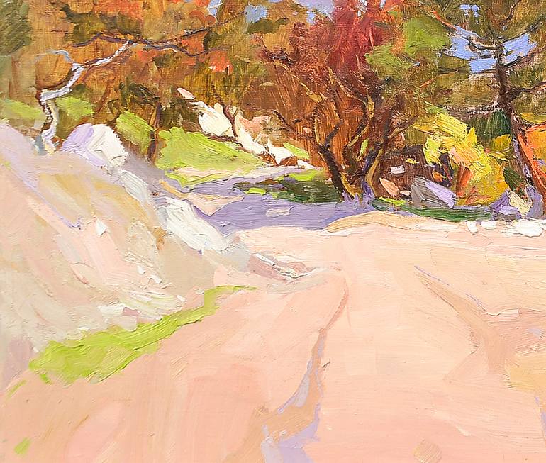 Original Art Deco Seascape Painting by Shandor Alexander