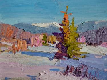 Original Art Deco Landscape Paintings by Shandor Alexander