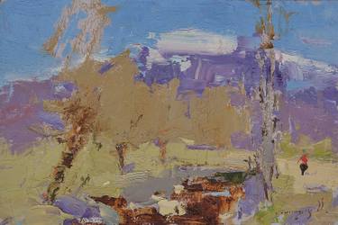 Original Art Deco Landscape Paintings by Shandor Alexander