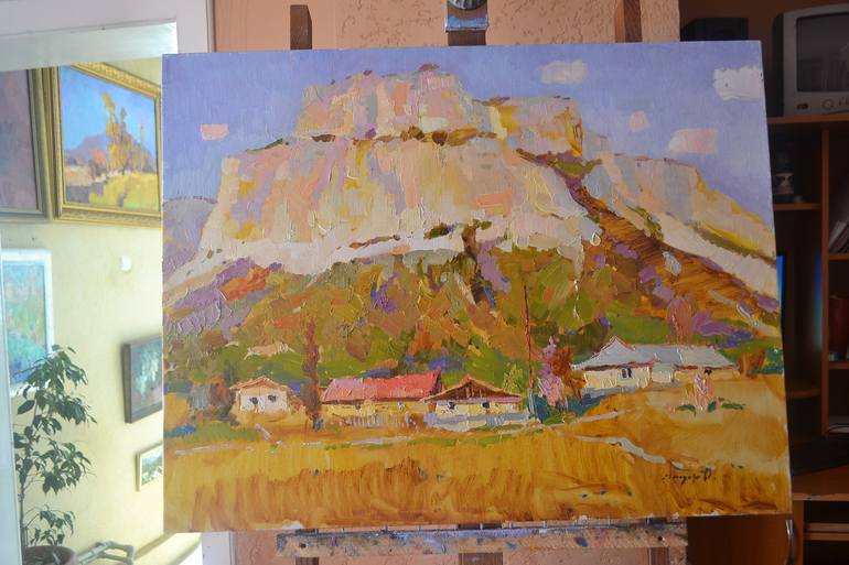 Original Art Deco Seascape Painting by Shandor Alexander
