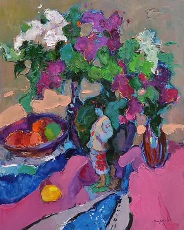 Original Still Life Paintings by Shandor Alexander