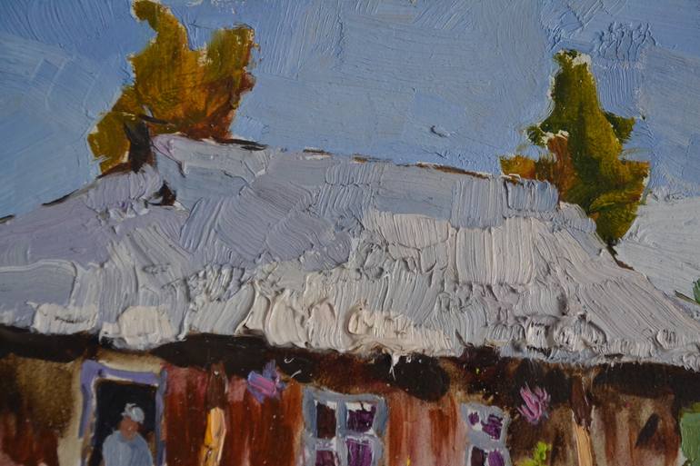Original Expressionism Landscape Painting by Shandor Alexander