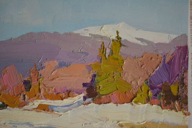 Original Art Deco Landscape Painting by Shandor Alexander