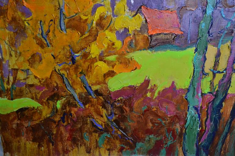 Original Abstract Landscape Painting by Shandor Alexander