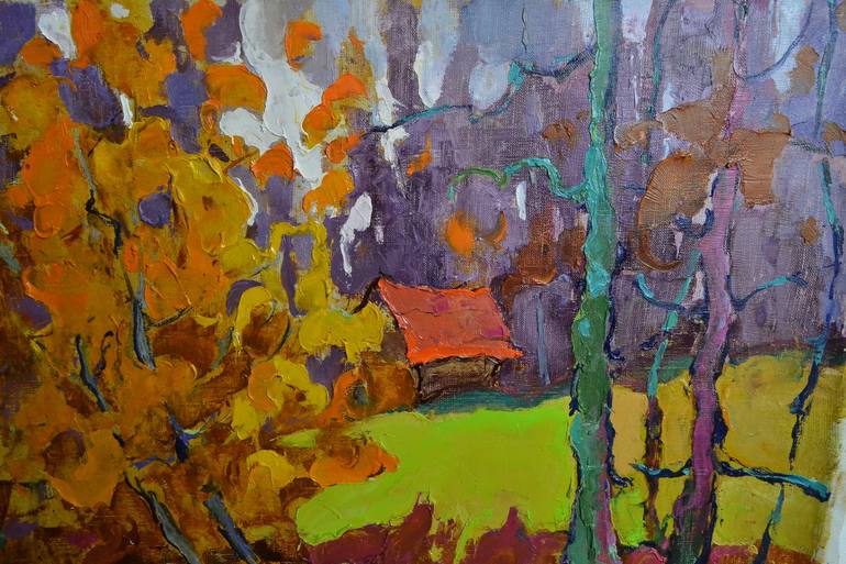 Original Abstract Landscape Painting by Shandor Alexander