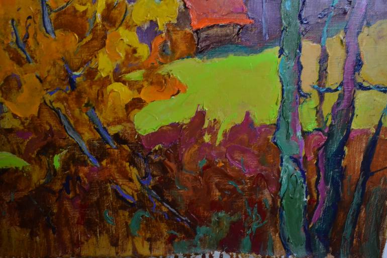 Original Abstract Landscape Painting by Shandor Alexander