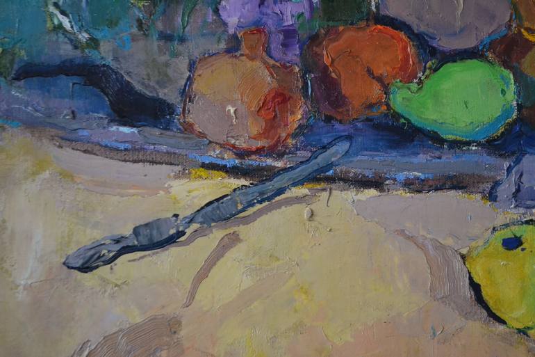 Original Abstract Expressionism Still Life Painting by Shandor Alexander