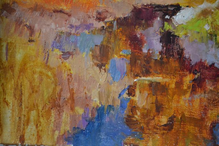 Original Abstract Landscape Painting by Shandor Alexander