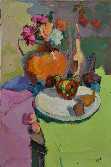 Original Impressionism Still Life Paintings by Shandor Alexander