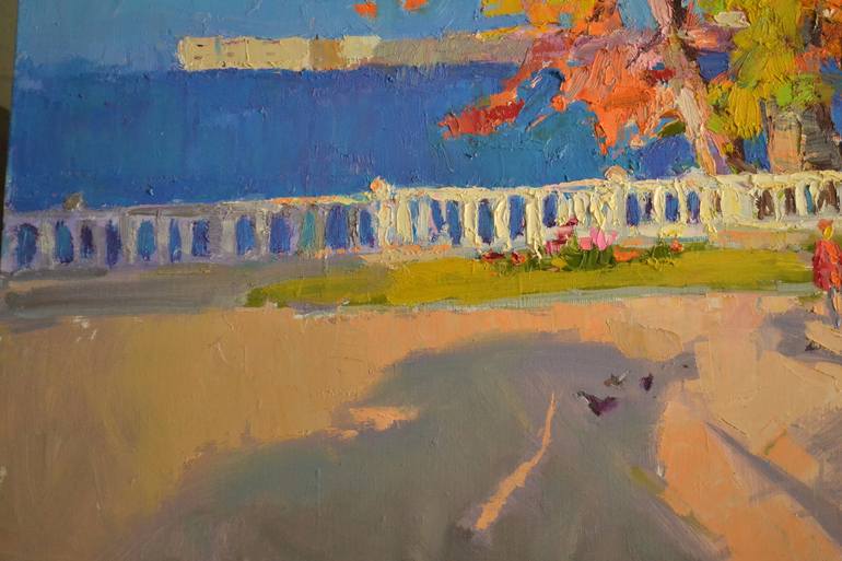 Original Impressionism Seascape Painting by Shandor Alexander
