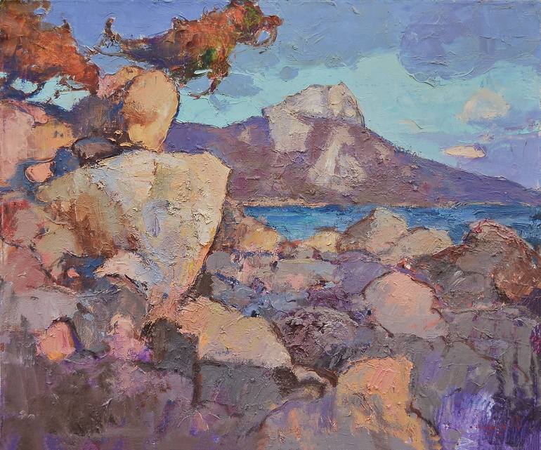 Print of Expressionism Seascape Paintings by Shandor Alexander