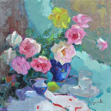 Print of Impressionism Still Life Paintings by Shandor Alexander