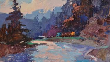 Original Impressionism Landscape Paintings by Shandor Alexander