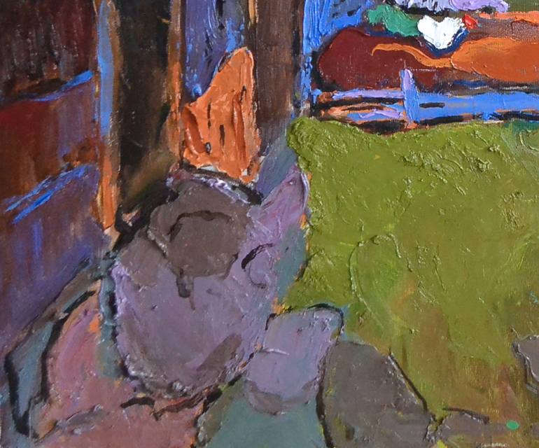 Original Abstract Landscape Painting by Shandor Alexander