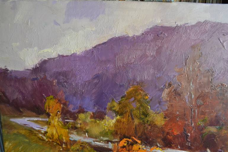 Original Impressionism Landscape Painting by Shandor Alexander