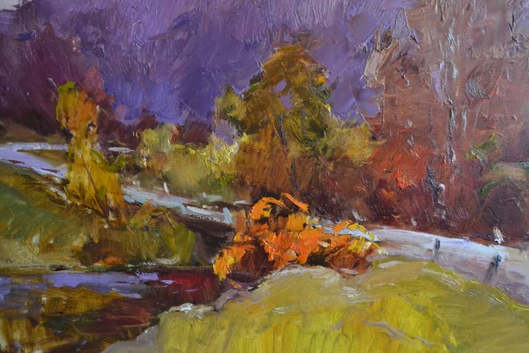 Original Impressionism Landscape Painting by Shandor Alexander