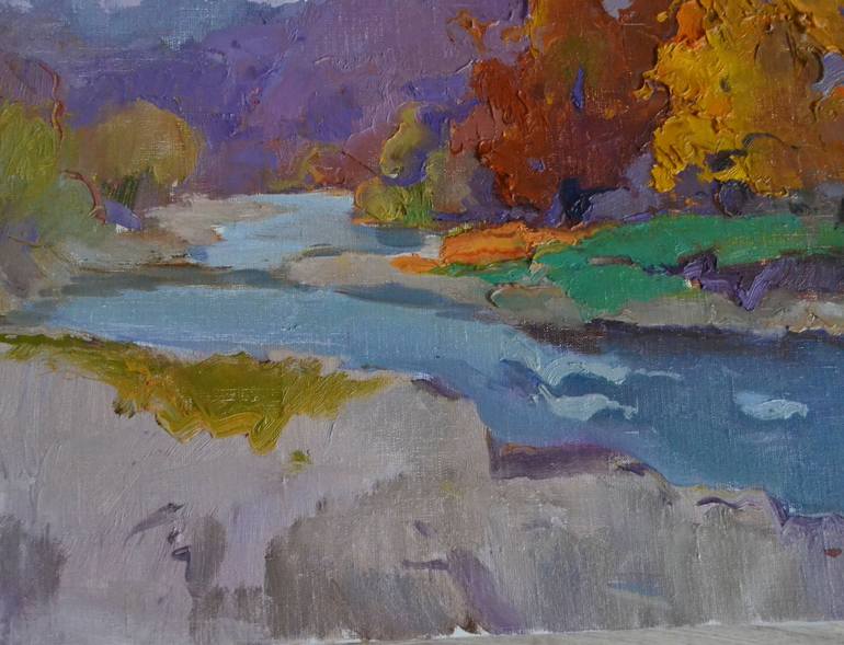 Original Impressionism Landscape Painting by Shandor Alexander