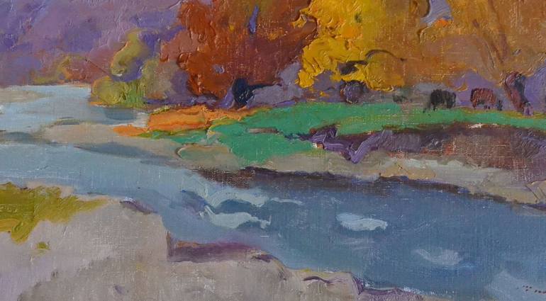 Original Impressionism Landscape Painting by Shandor Alexander