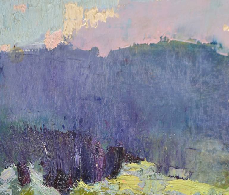 Original Abstract Landscape Painting by Shandor Alexander