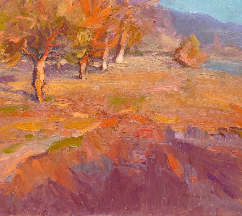 Original Expressionism Landscape Painting by Shandor Alexander