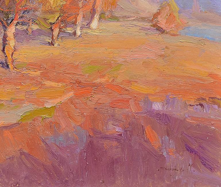 Original Expressionism Landscape Painting by Shandor Alexander