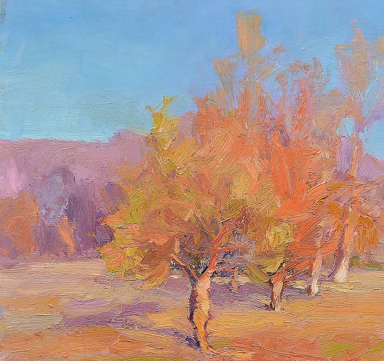 Original Expressionism Landscape Painting by Shandor Alexander