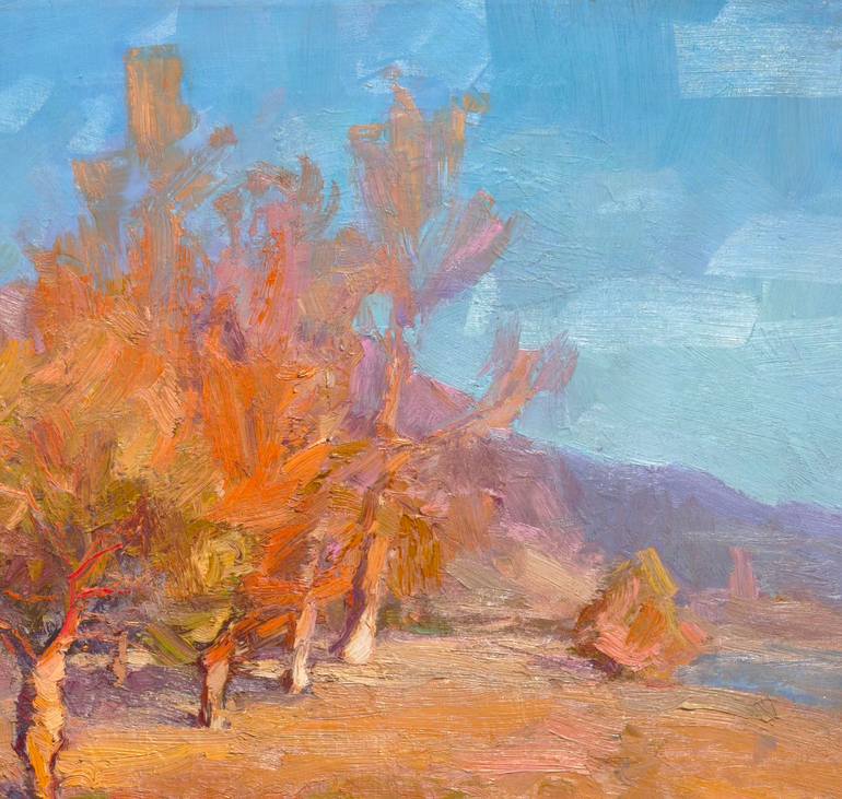 Original Expressionism Landscape Painting by Shandor Alexander