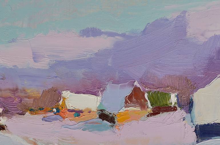 Original Expressionism Landscape Painting by Shandor Alexander
