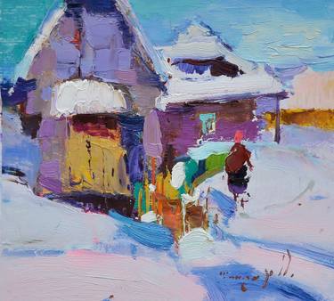 Original Expressionism Landscape Paintings by Shandor Alexander