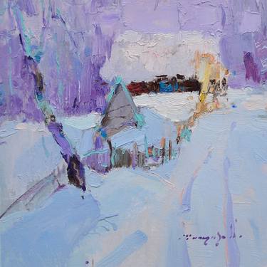 Original Art Deco Landscape Paintings by Shandor Alexander