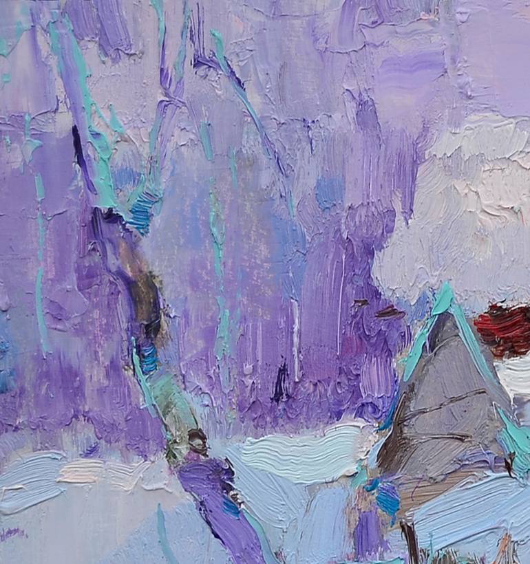 Original Art Deco Landscape Painting by Shandor Alexander