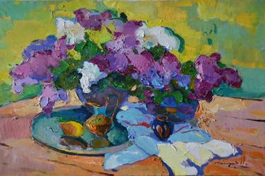 Print of Impressionism Still Life Paintings by Shandor Alexander