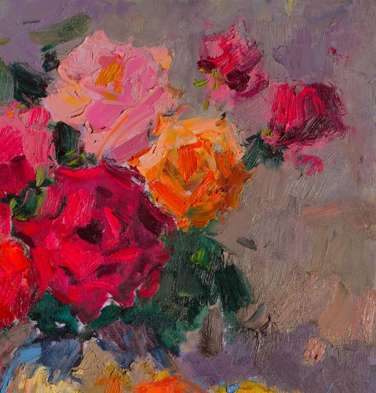 Original Expressionism Still Life Painting by Shandor Alexander